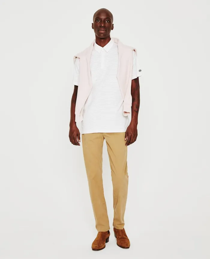Bryce Polo True Whiterose Fog Men AG Jeans Polos Bryce Polo True Whiterose Fog Men AG Jeans Polos