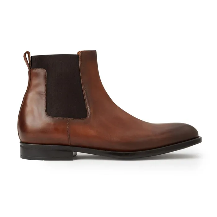 Byron Double Gore Slipon BootCognac Men Bruno Magli Boots