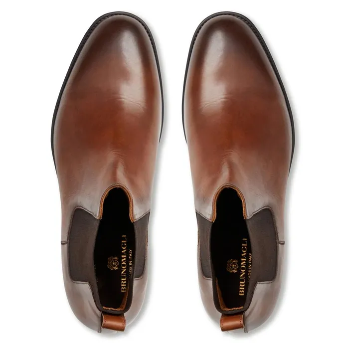 Byron Double Gore Slipon BootCognac Men Bruno Magli Boots