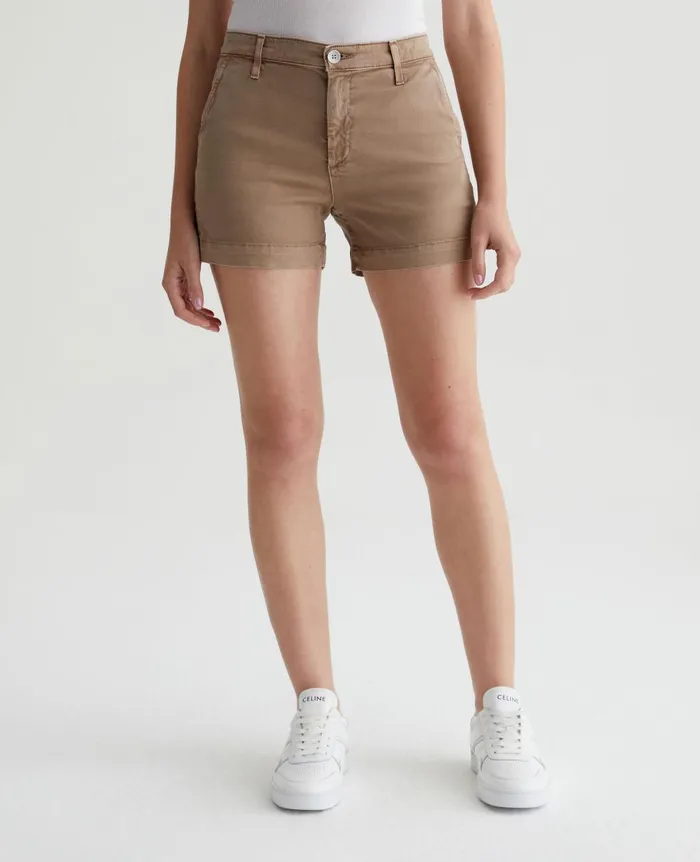 Caden Short Sulfur Desert Taupe Women AG Jeans Skirts and Shorts Caden Short Sulfur Desert Taupe Women AG Jeans Skirts and Shorts