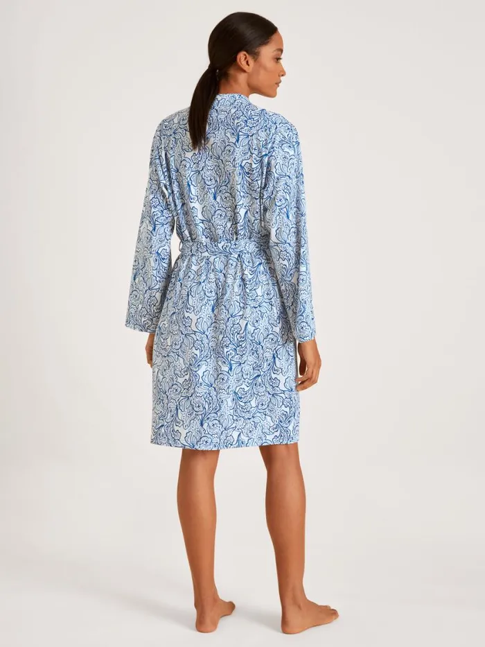 CALIDA Bathrobes Women Kimono Sodalite Blue