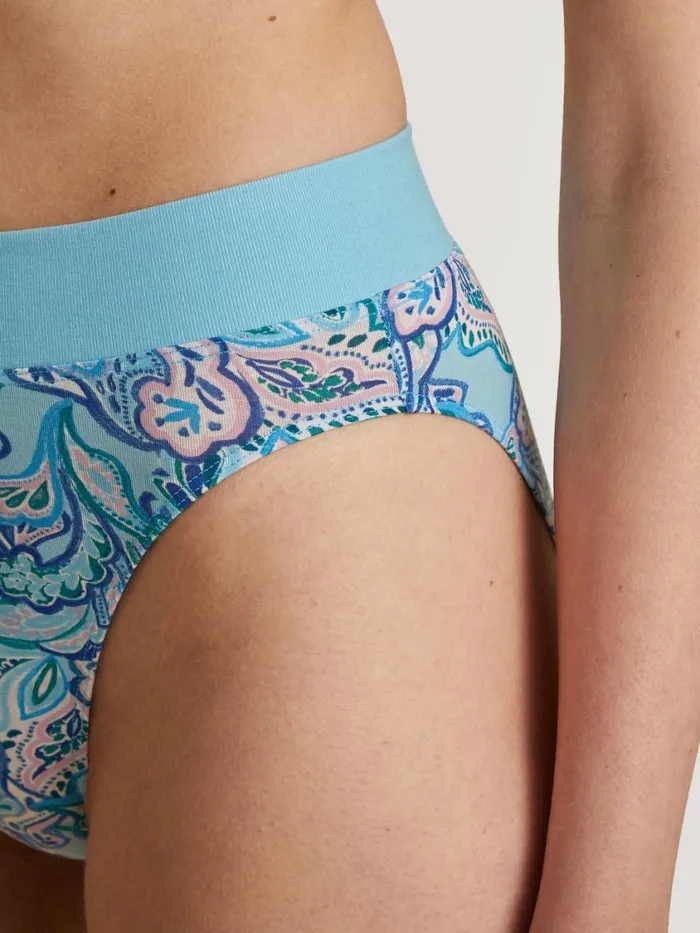CALIDA Bottoms Women Brief High Waist Blue Topaz