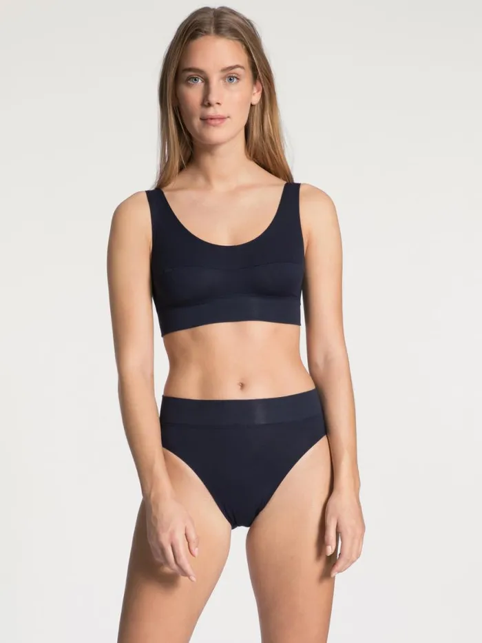 CALIDA Bottoms Women Brief High Waist Dark Lapis Blue