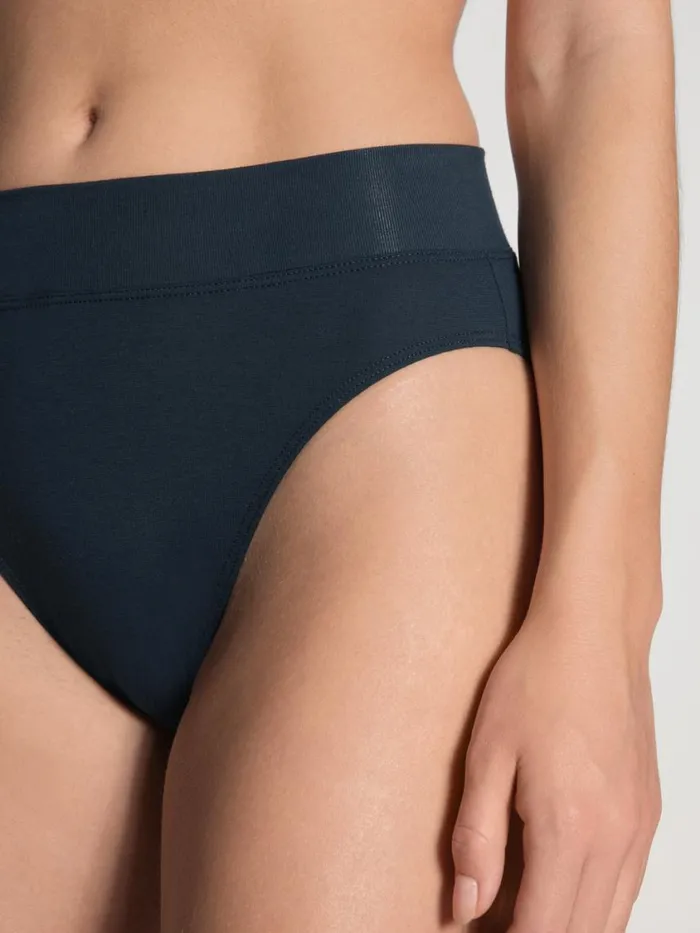 CALIDA Bottoms Women Brief High Waist Dark Lapis Blue