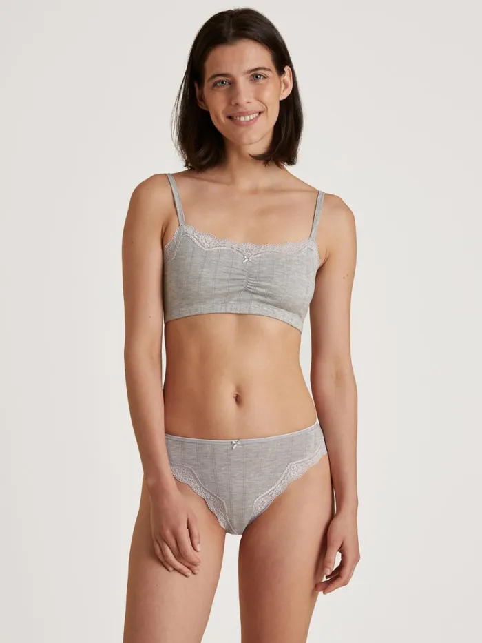 CALIDA Bottoms Women Brief Regular Cut Grey Melange