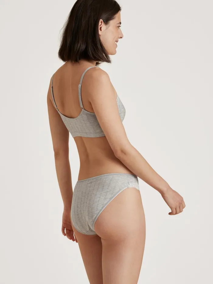 CALIDA Bottoms Women Brief Regular Cut Grey Melange