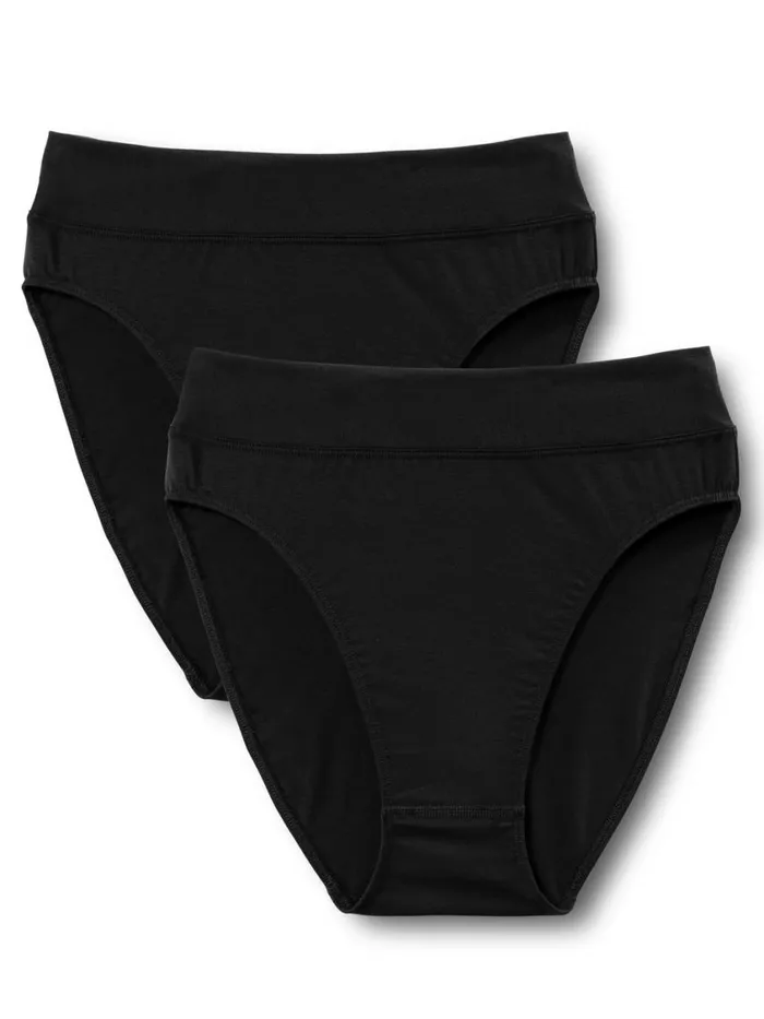 CALIDA Bottoms Women Brief Soft Waistband High Waist Schwarz