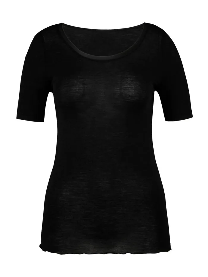 CALIDA Functional Underwear Women Shirt Short Sleeve Ws Schwarz