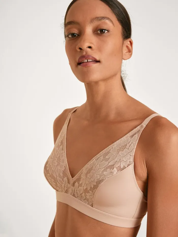CALIDA Functional Underwear Women Soft Nonwired Bra Cradle To Cradle Certified Rose Teint