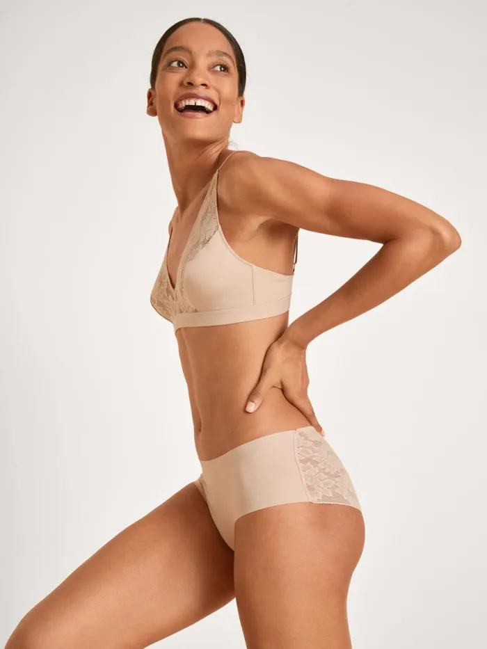 CALIDA Functional Underwear Women Soft Nonwired Bra Cradle To Cradle Certified Rose Teint