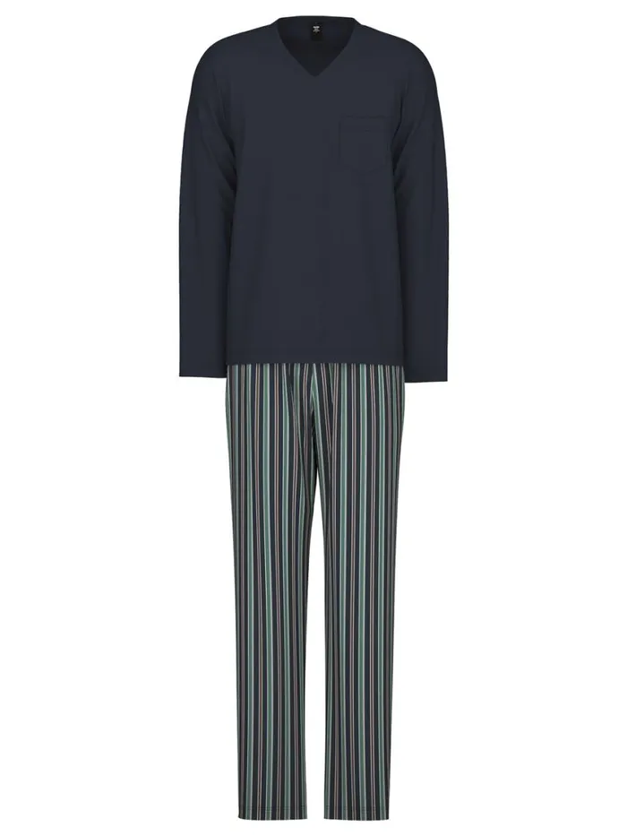 CALIDA Pyjamas Men Pyjama Blue Night