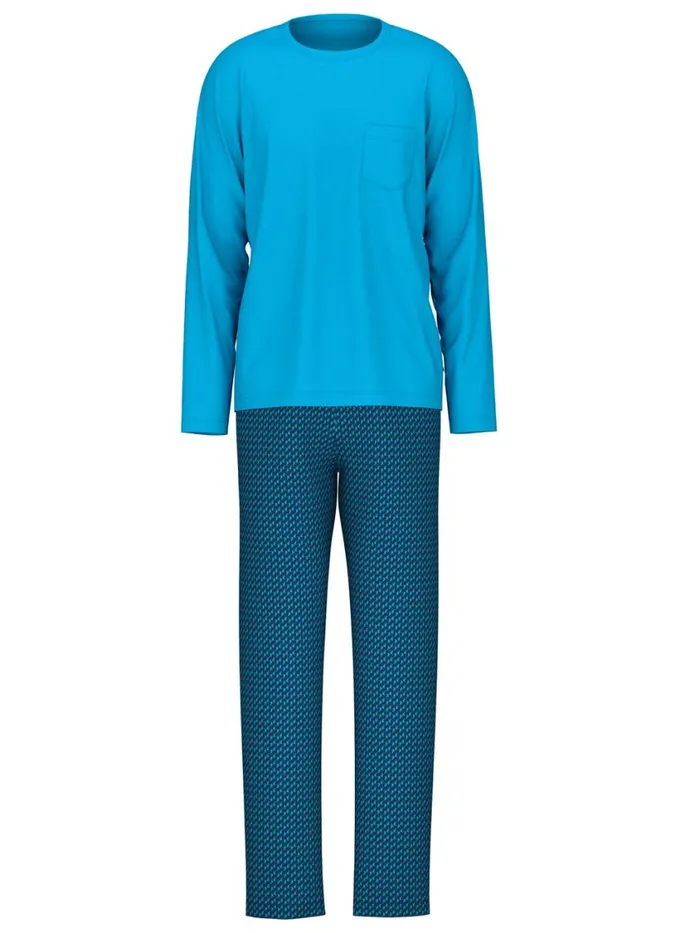 CALIDA Pyjamas Men Pyjama Danube Blue