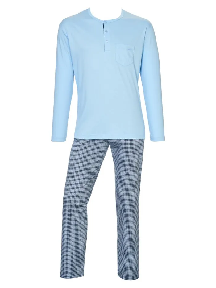 CALIDA Pyjamas Men Pyjama Placid Blue