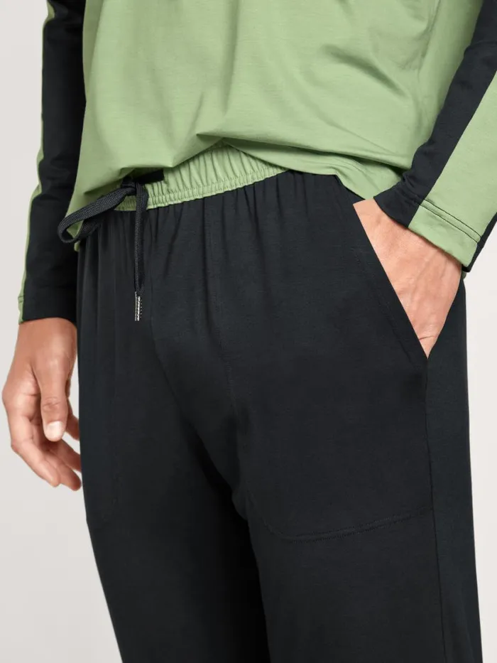CALIDA Pyjamas Men Pyjamas Long Iris Green