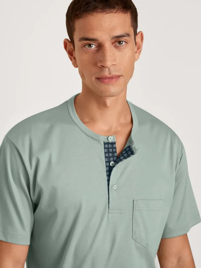 CALIDA Pyjamas Men Short Pyjama Slate Grey