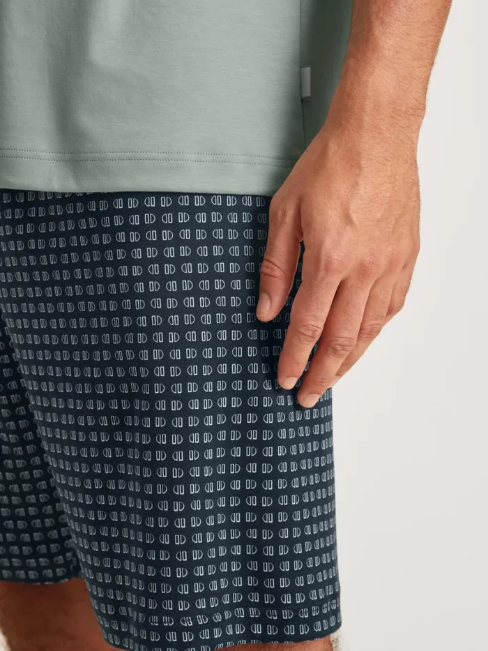 CALIDA Pyjamas Men Short Pyjama Slate Grey