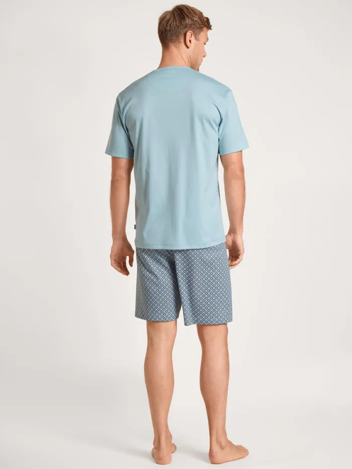 CALIDA Pyjamas Men Short Pyjamas Tempest Blue