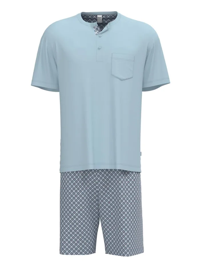 CALIDA Pyjamas Men Short Pyjamas Tempest Blue