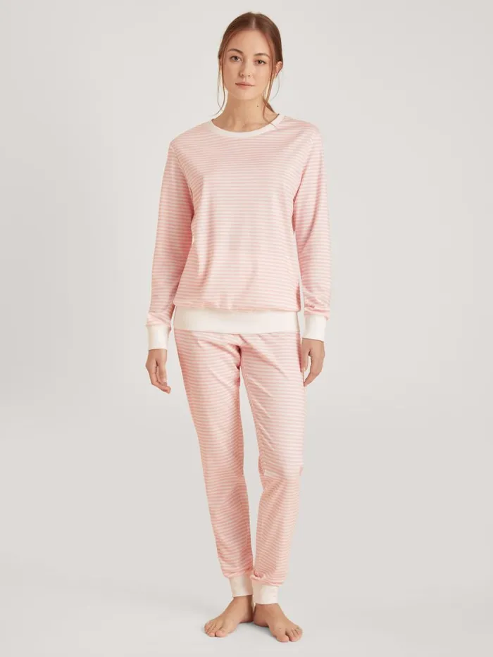 CALIDA Pyjamas Women Pyjama With Cuff Pearl Blush