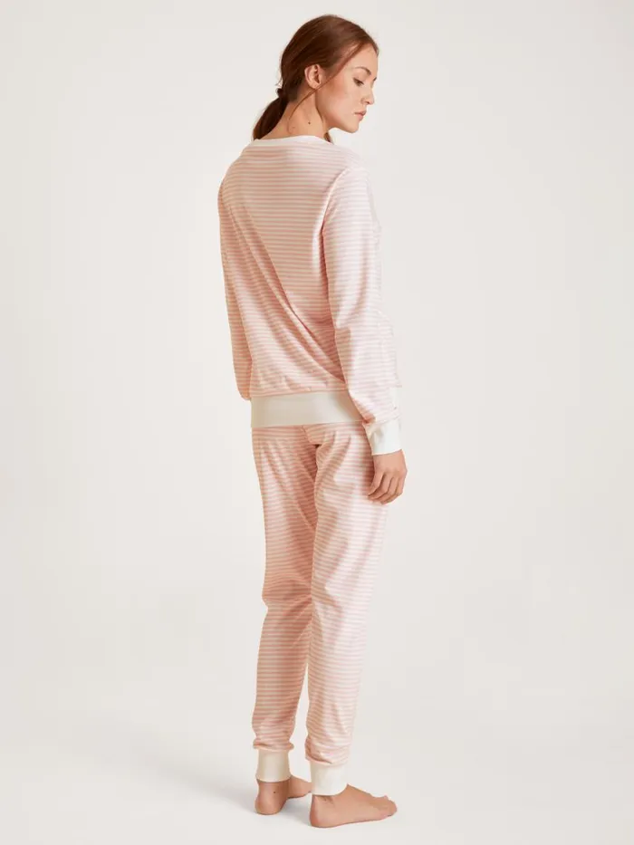 CALIDA Pyjamas Women Pyjama With Cuff Pearl Blush