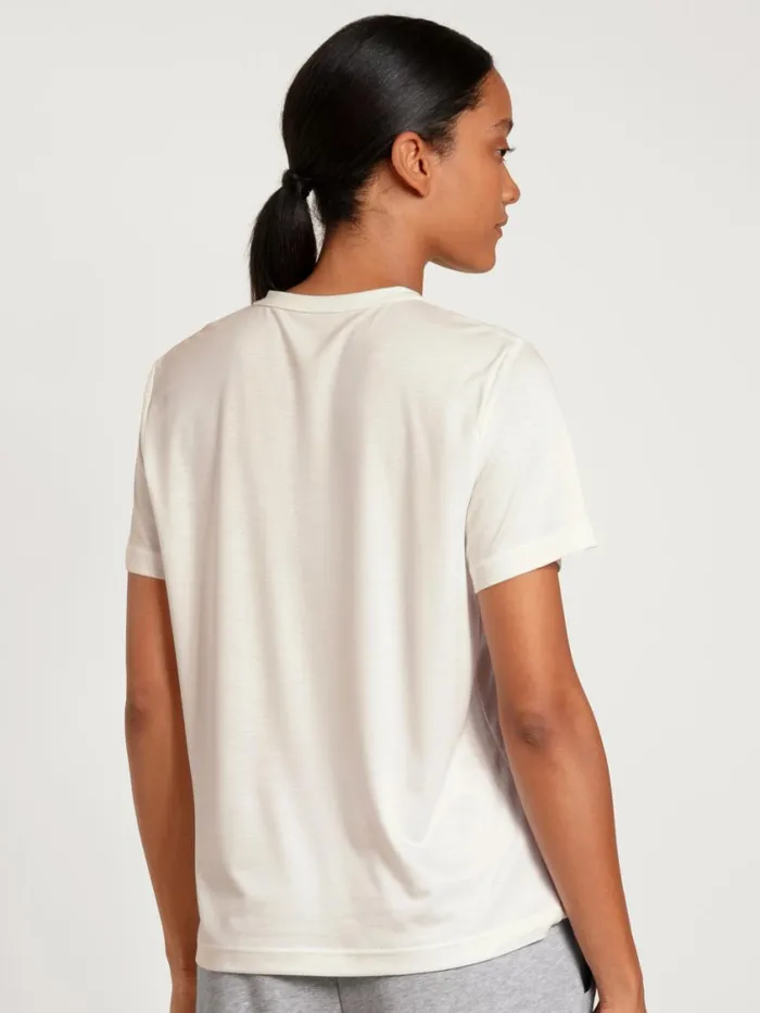 CALIDA Shirts Women Shirt Short Sleeve Cradle To Cradle Certified Star White