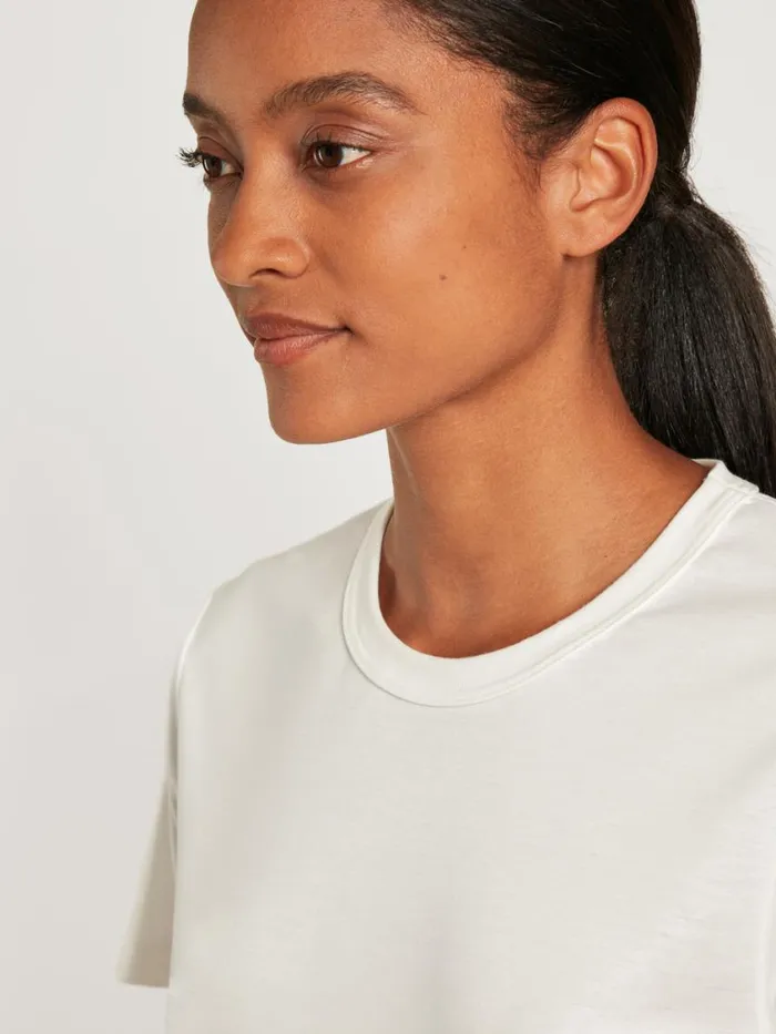 CALIDA Shirts Women Shirt Short Sleeve Cradle To Cradle Certified Star White