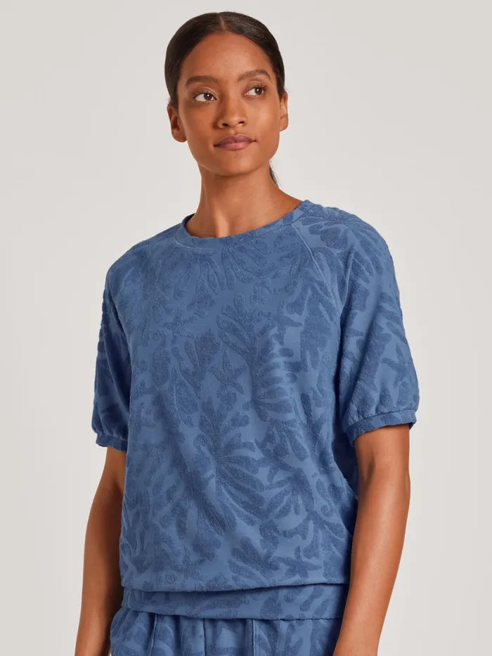 CALIDA Shirts Women Shortsleeved Shirt Marine Water Blue