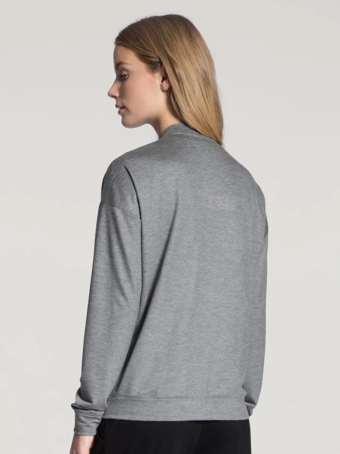 CALIDA Sweatshirts and Jackets Women Jacket Urban Grey Mele