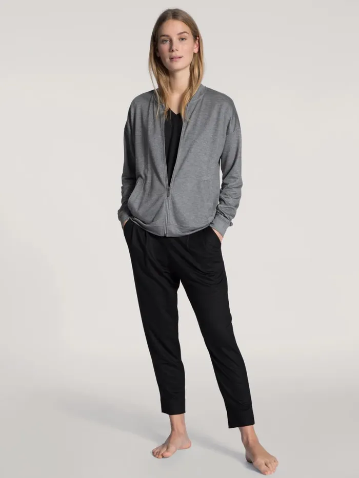 CALIDA Sweatshirts and Jackets Women Jacket Urban Grey Mele