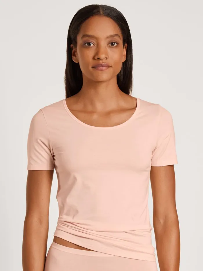 CALIDA Tops Women Shirt Shortsleeve Pearl Blush