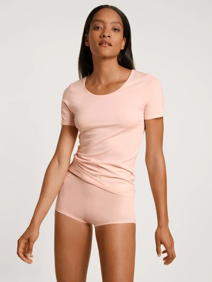 CALIDA Tops Women Shirt Shortsleeve Pearl Blush