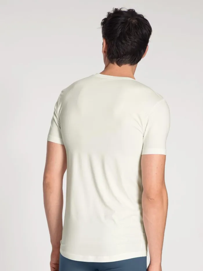 CALIDA Undershirts Men Tshirt Cradle To Cradle Certified Star White