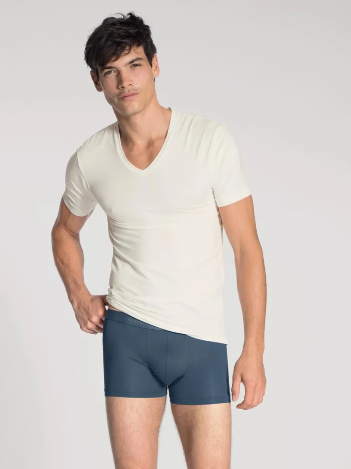 CALIDA Undershirts Men Tshirt Cradle To Cradle Certified Star White