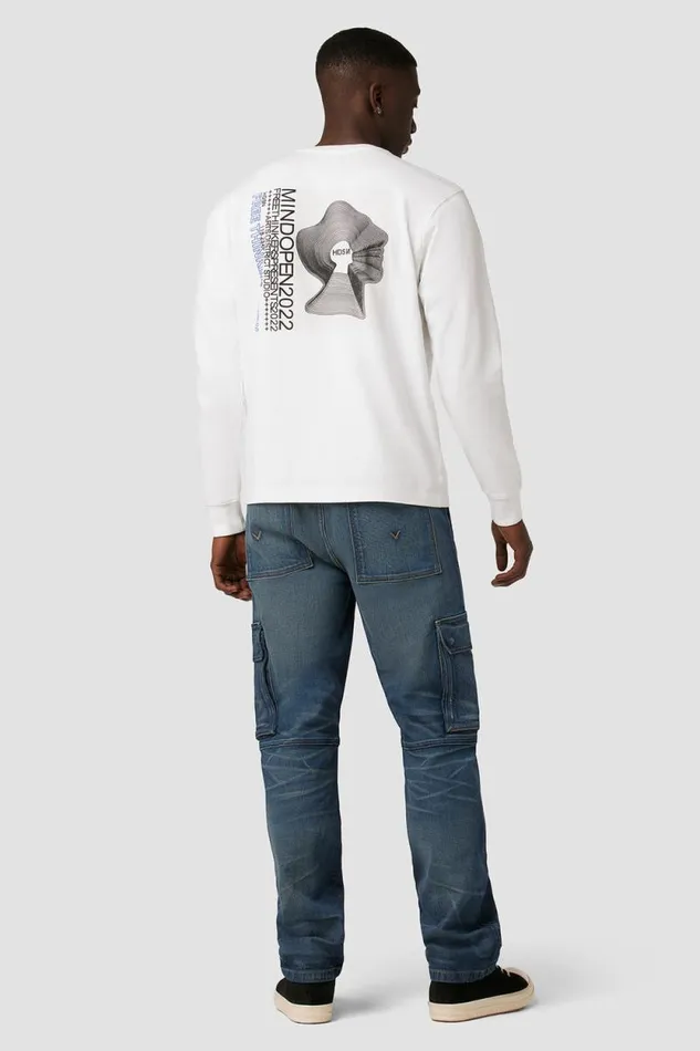 Cargo Men Hudson Jeans Reese Straight Cargo Jean Dark Pacific Cargo Men Hudson Jeans Reese Straight Cargo Jean Dark Pacific