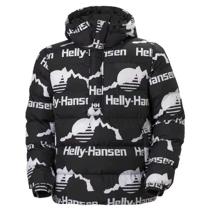 Casual Jackets Men Helly Hansen YU PUFFY ANORAK 990 Black
