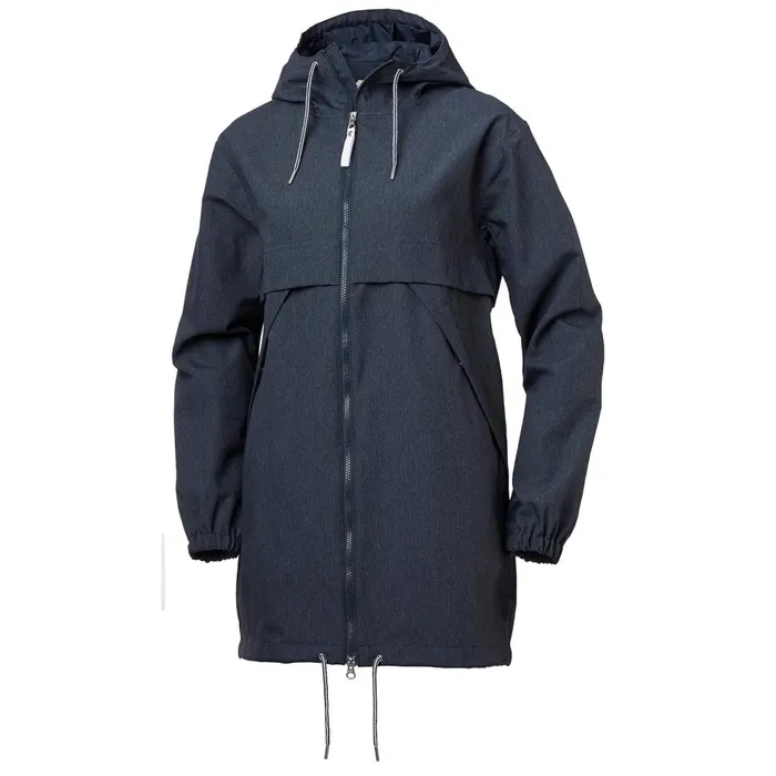 Casual Jackets Women Helly Hansen W JPN RAINCOAT 598 Navy Denim