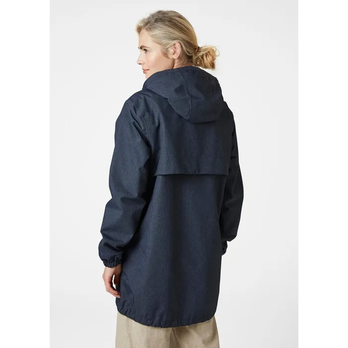 Casual Jackets Women Helly Hansen W JPN RAINCOAT 598 Navy Denim