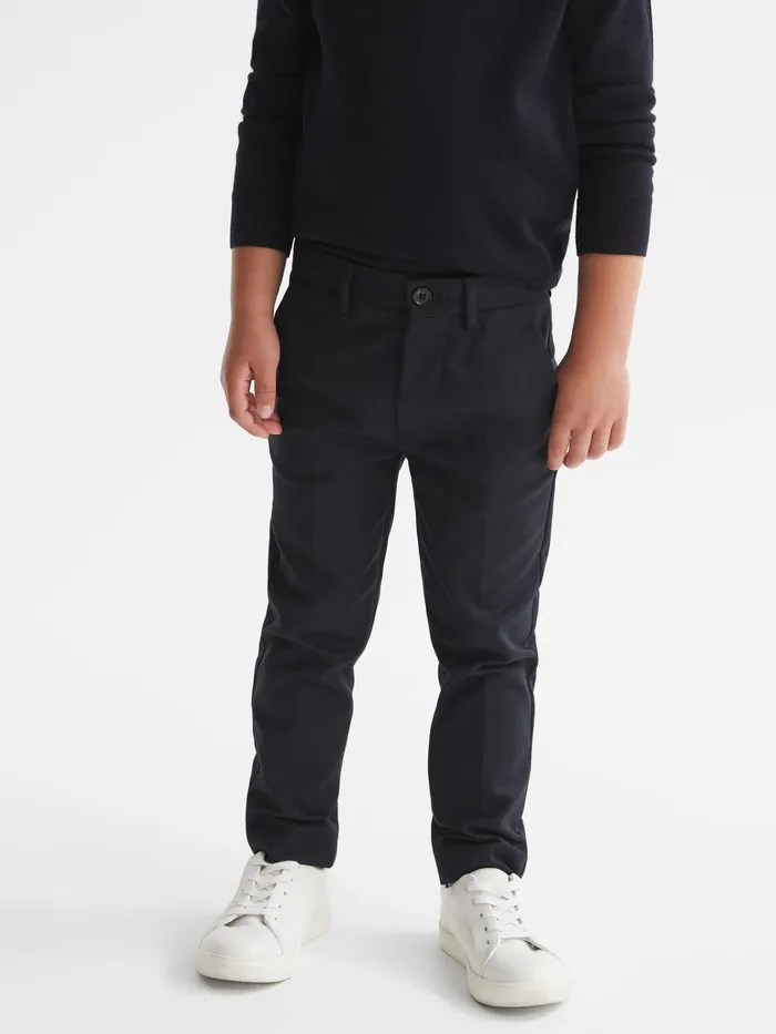 Children Reiss Pants Eastbury Slim Fit Chinos Navy