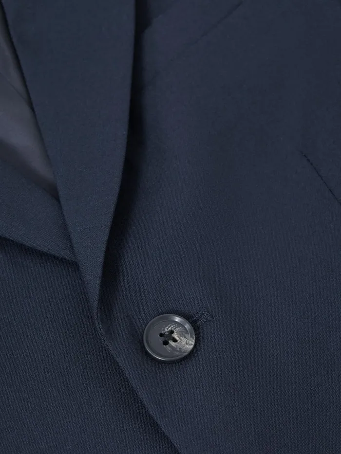 Children Reiss Suits and Tailoring Hope Wool Blend Single Breasted Blazer Navy