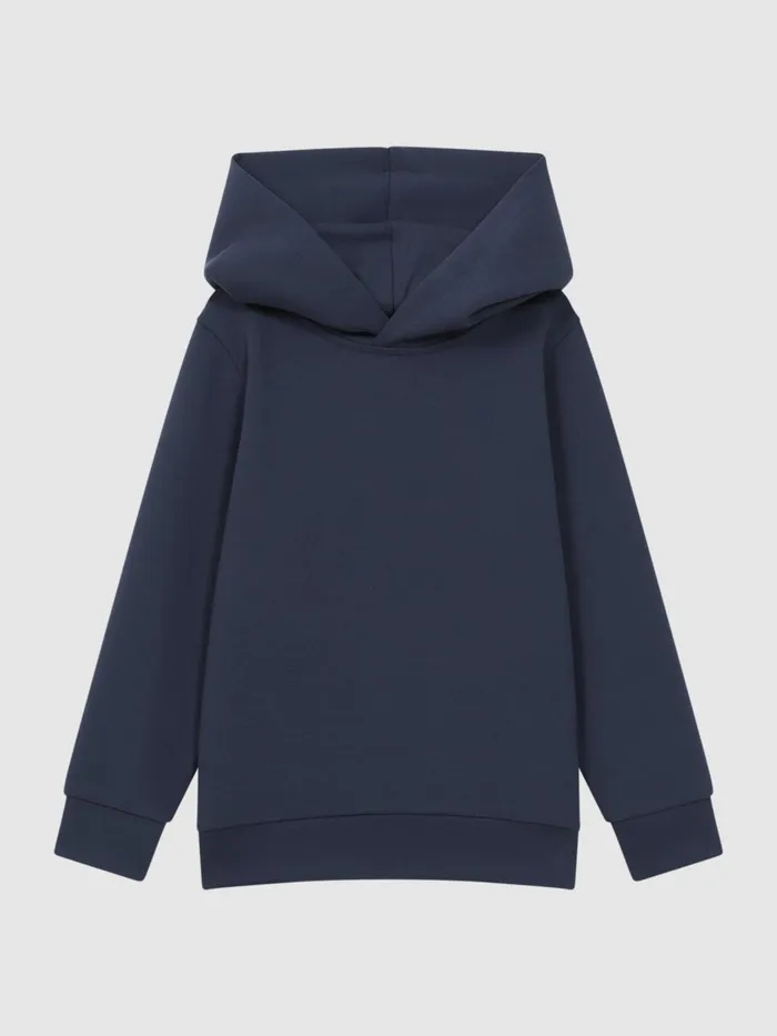 Children Reiss Sweats and Hoodies Fabien Jersey Hoodie Eclipse Blue