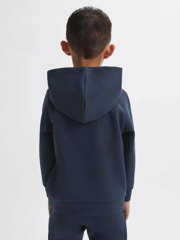 Children Reiss Sweats and Hoodies Fabien Jersey Hoodie Eclipse Blue
