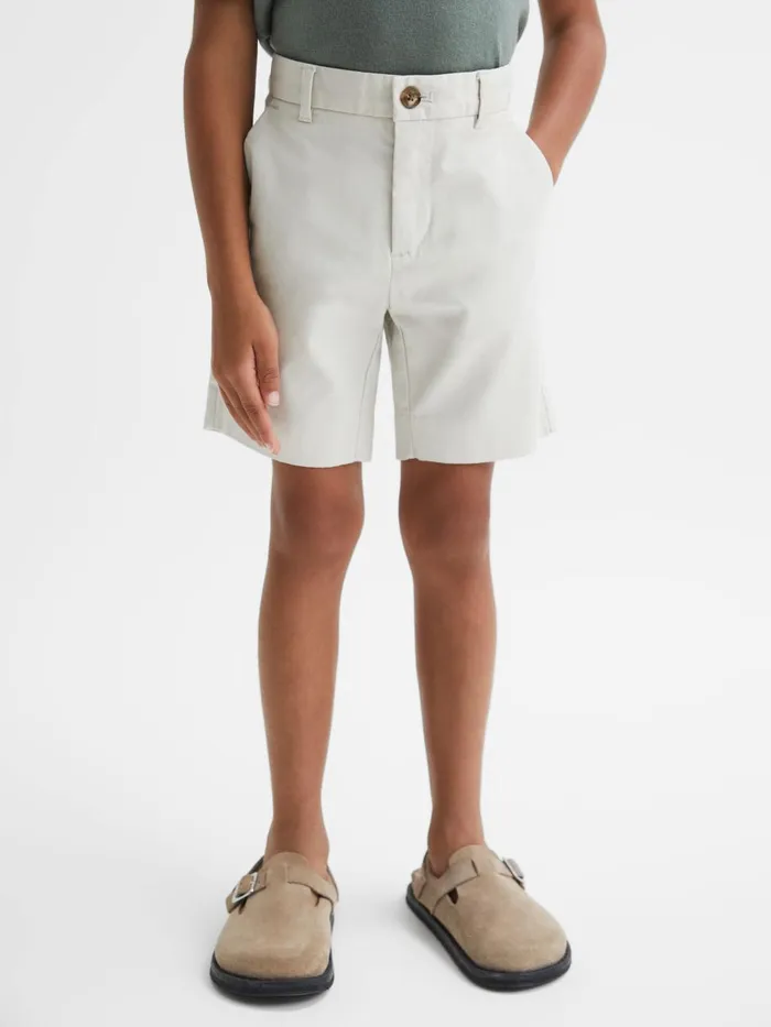 Children Reiss Sweats and Hoodies Wicket Casual Chino Shorts Chalk