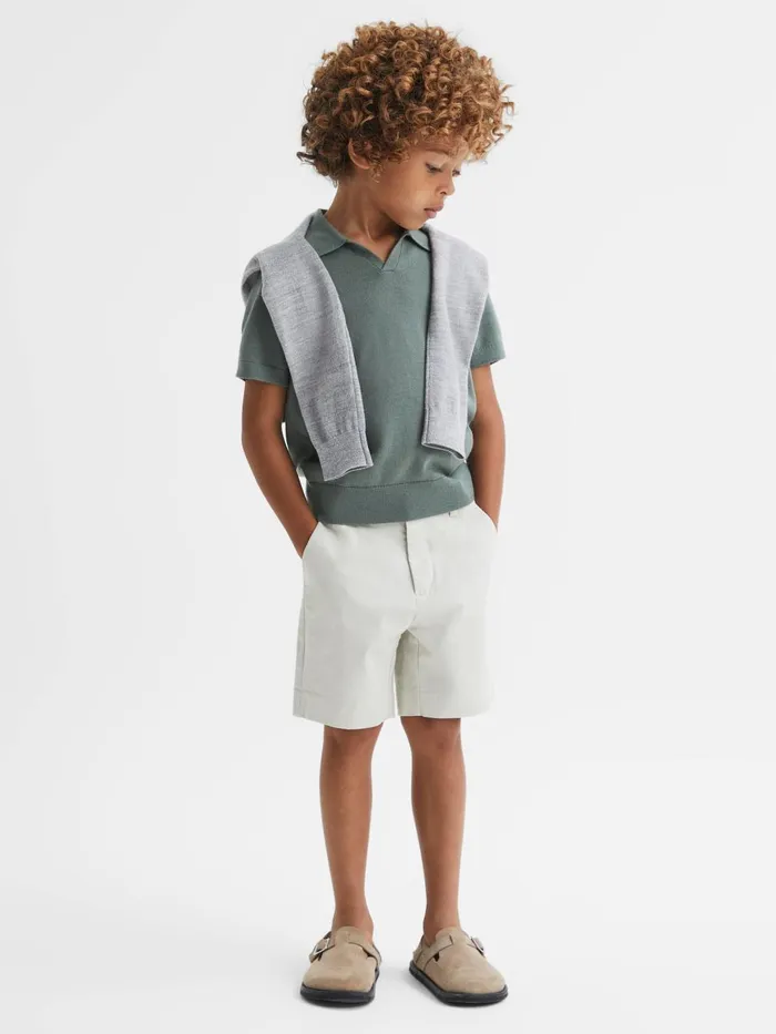 Children Reiss Sweats and Hoodies Wicket Casual Chino Shorts Chalk