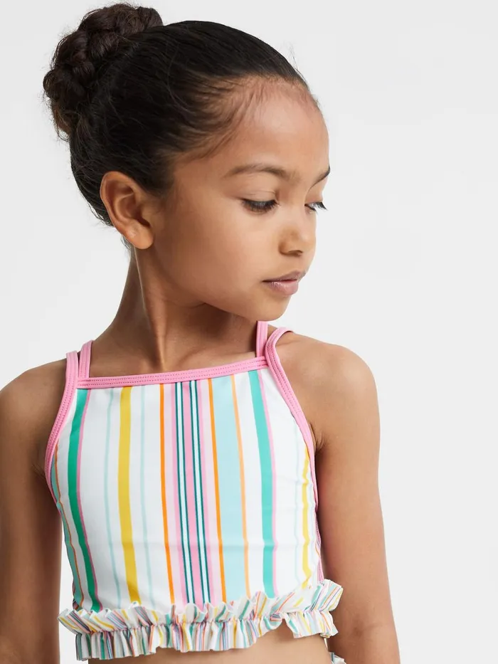 Children Reiss Swimwear Amelia Three Piece Bikini Set Multi