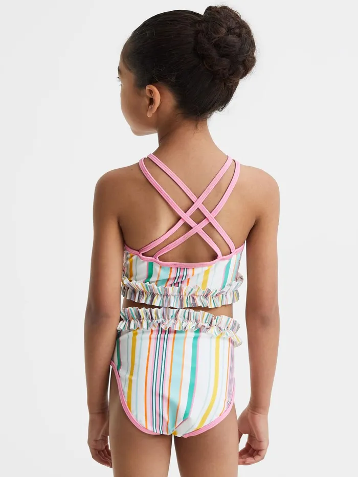 Children Reiss Swimwear Amelia Three Piece Bikini Set Multi