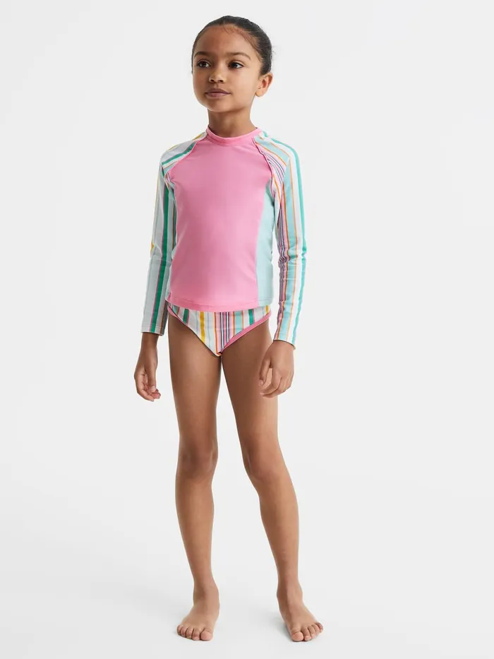 Children Reiss Swimwear Amelia Three Piece Bikini Set Multi