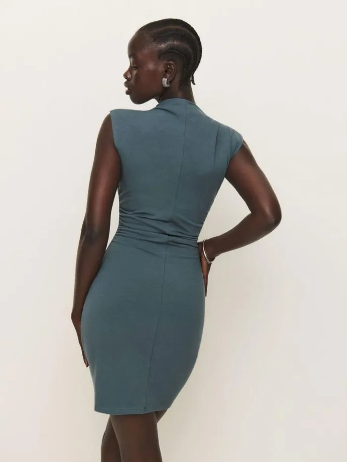 Clothing The Reformation Alden Knit Dress Slate