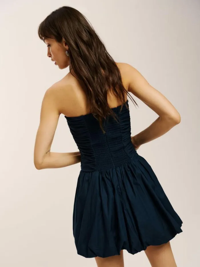 Clothing The Reformation Clea Dress Midnight