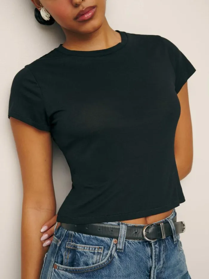Clothing The Reformation Dream Tee Black