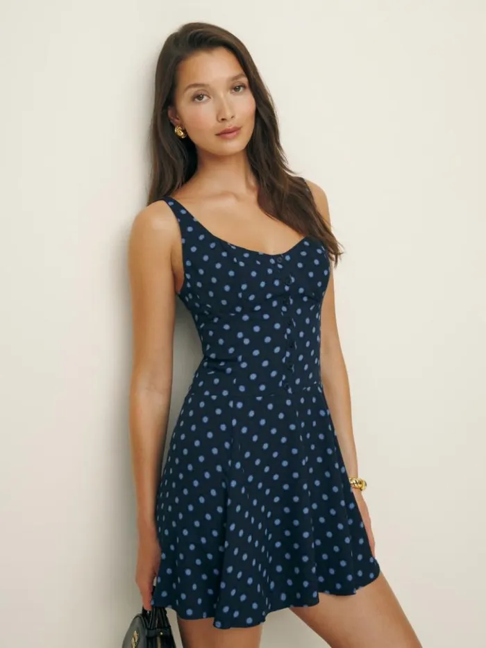 Clothing The Reformation Valencio Dress Palo